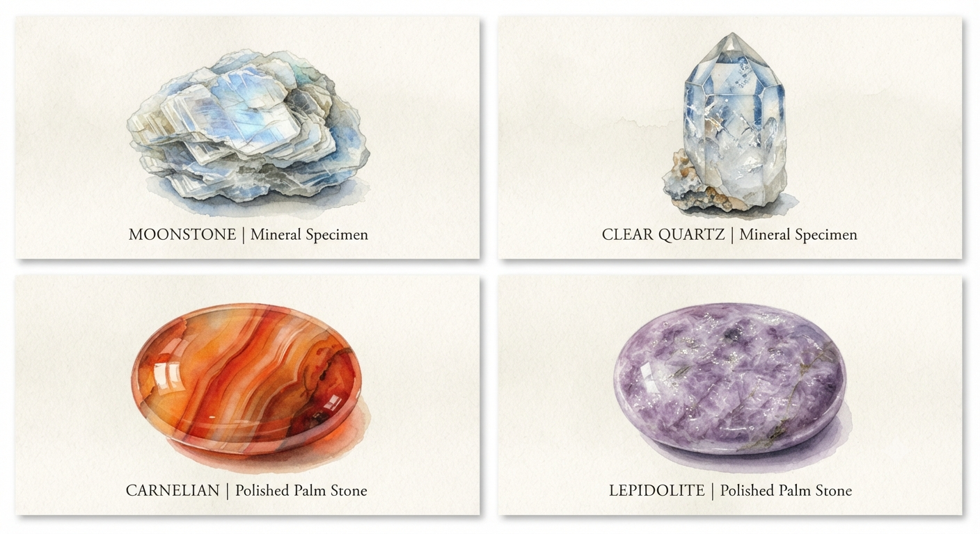Seeds in Stone: New Moon in Cancer Ritual Kit