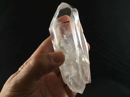 Colombian Blue Mist Quartz with Double-Sided Penetrator - 216g