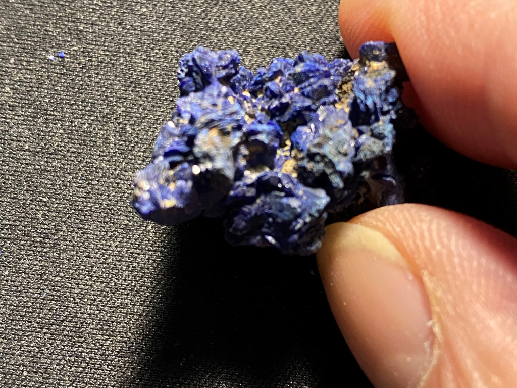 Azurite healing crystals for sale.  From the heart of the Atlas Mountains in Morocco, these Azurite nodules have only been cleaned enough to see their color.  Pick up a few of these for your healing crystals tool kit while supplies last