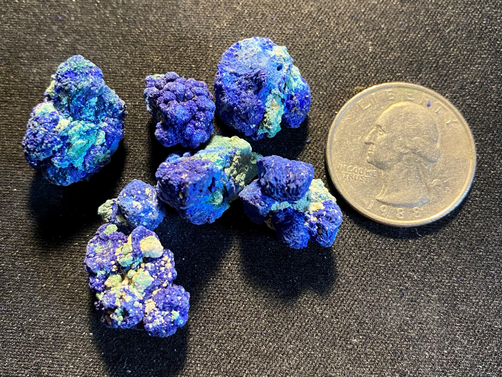 Small Azurite Crystal Clusters – 10 gram bag