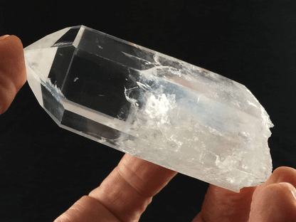 Colombian Blue Mist Quartz with Devic Markings - 114g Pristine Formation