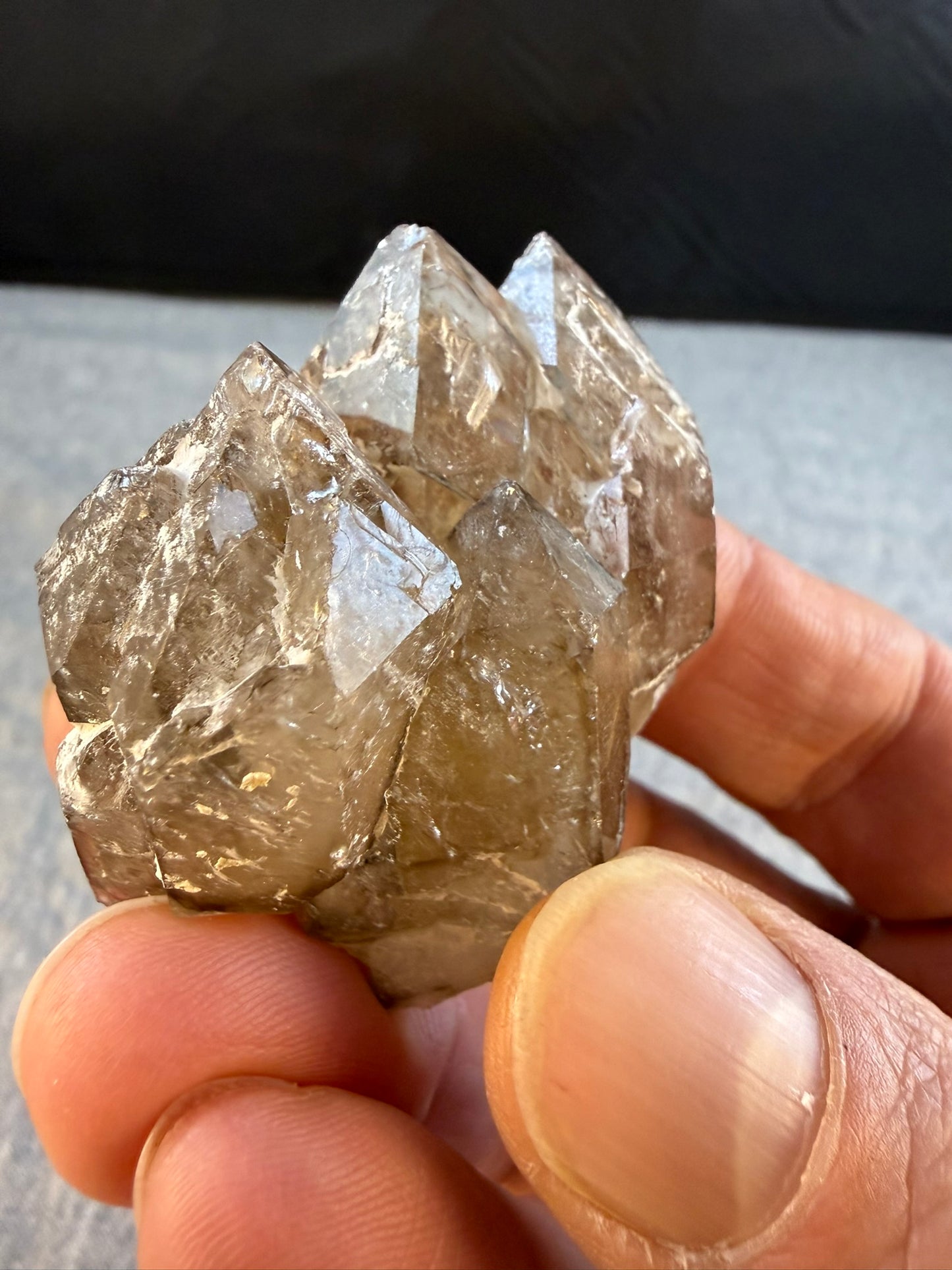 Elestial Smoky Quartz #002 Minas Gerais Brazil