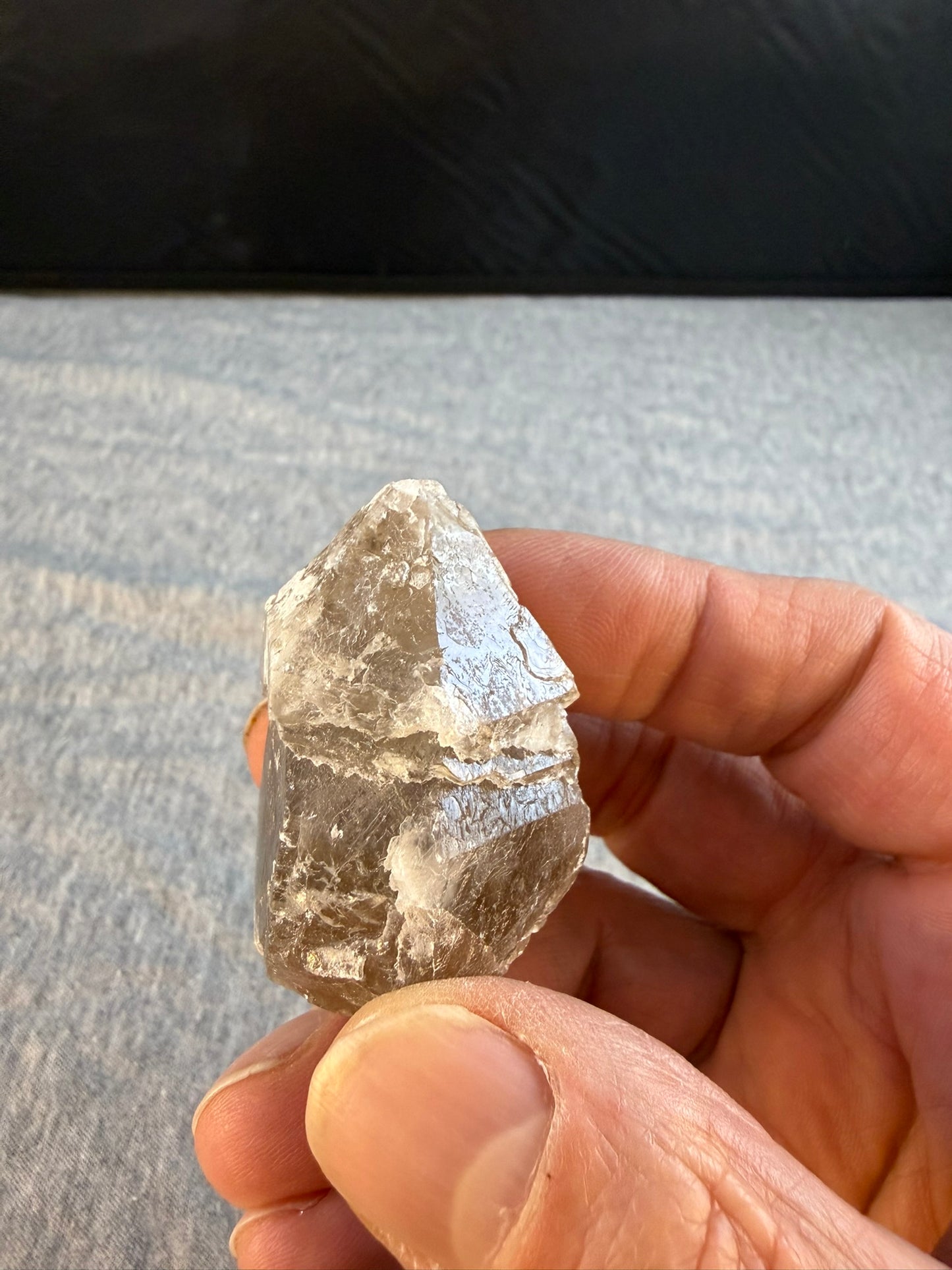Elestial Smoky Quartz with Biotite #003 Brazil