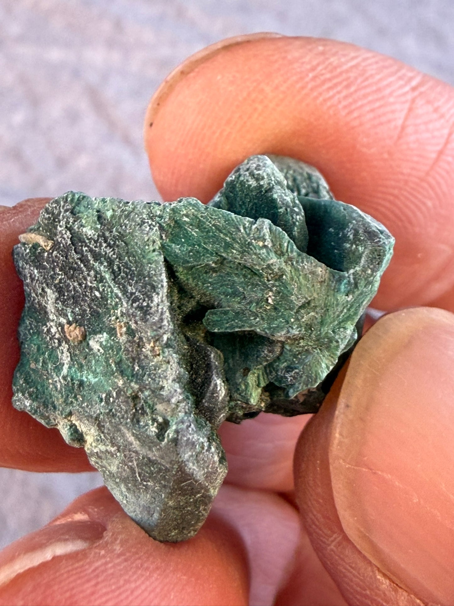 Malachite Pseudomorph after Azurite Mexico #002