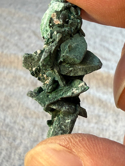 Malachite Pseudomorph after Azurite Cluster Mexico #006
