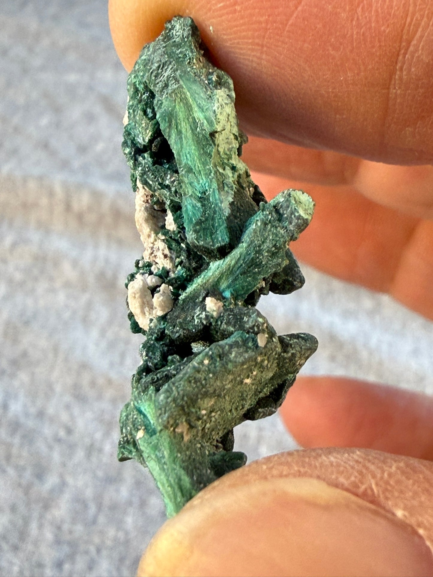 Malachite Pseudomorph after Azurite Cluster Mexico #006