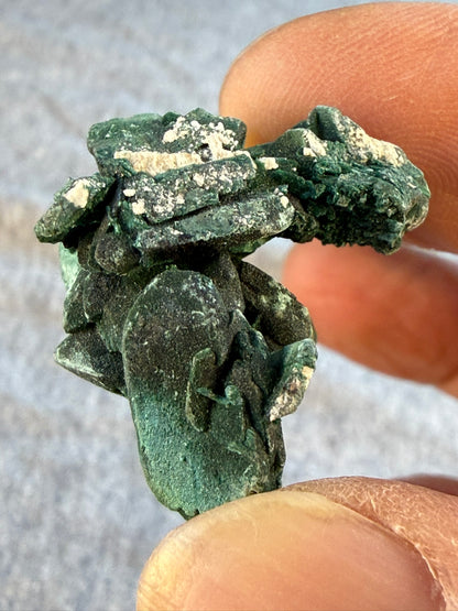 Velvet Chatoyant Malachite after Azurite #007