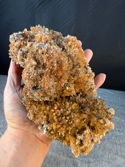 Creedite with Fluorite Crystal Cluster #011