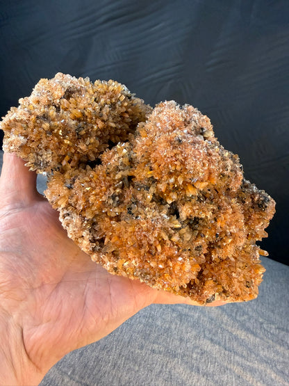 Creedite with Fluorite Crystal Cluster #011