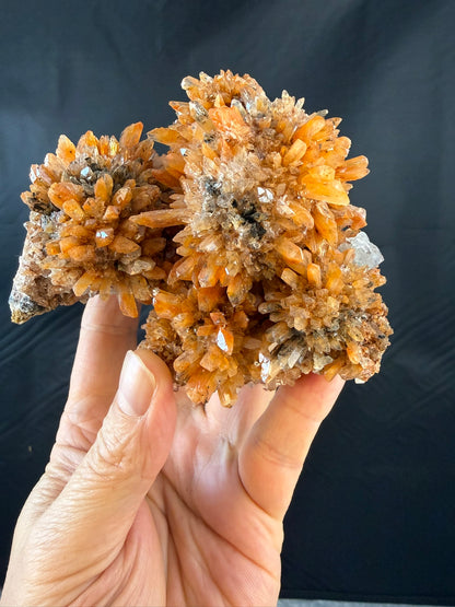 Creedite with Fluorite Crystal Cluster #012