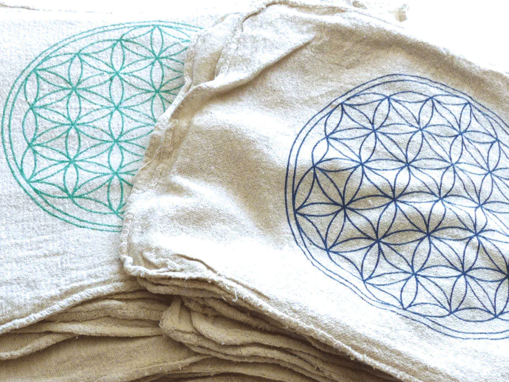 FLOWER OF LIFE - CRYSTAL GRID CLOTH