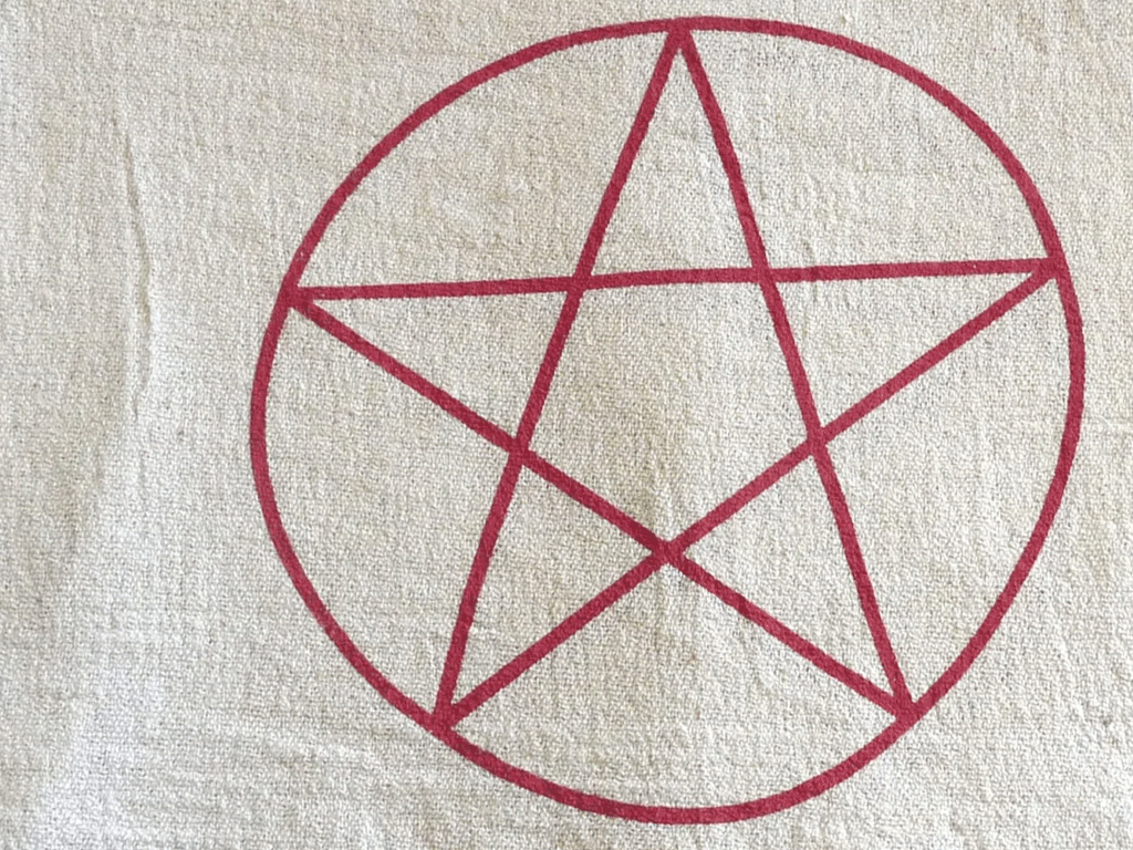 PENTAGRAM--- CRYSTAL GRID CLOTH