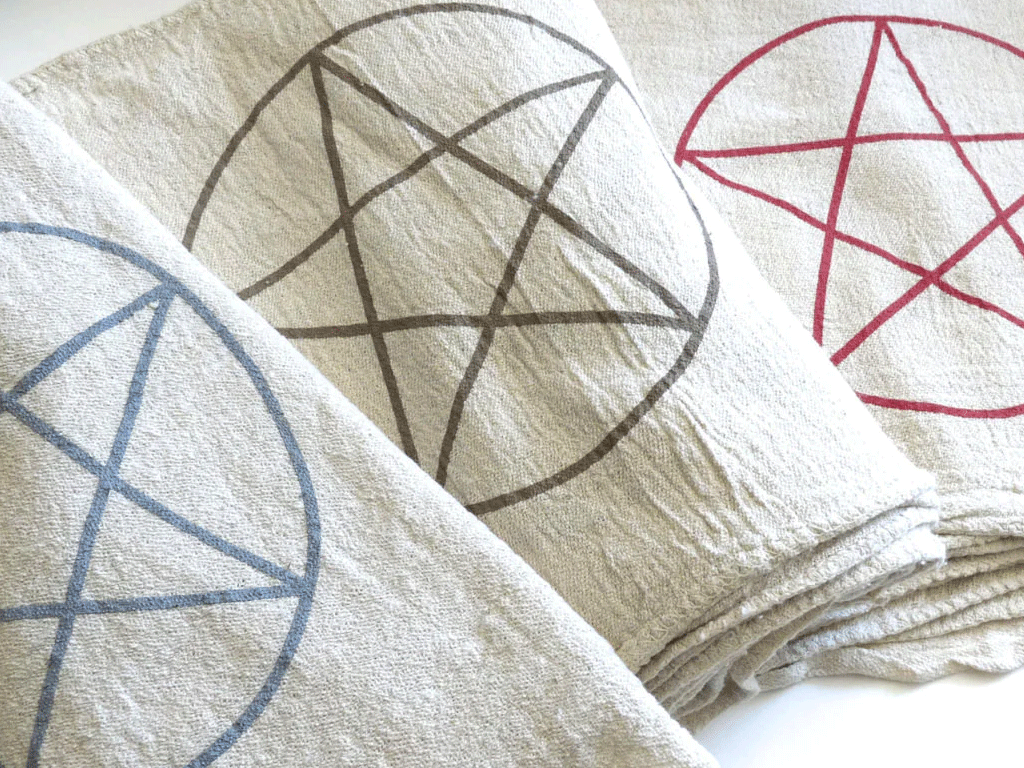 PENTAGRAM--- CRYSTAL GRID CLOTH