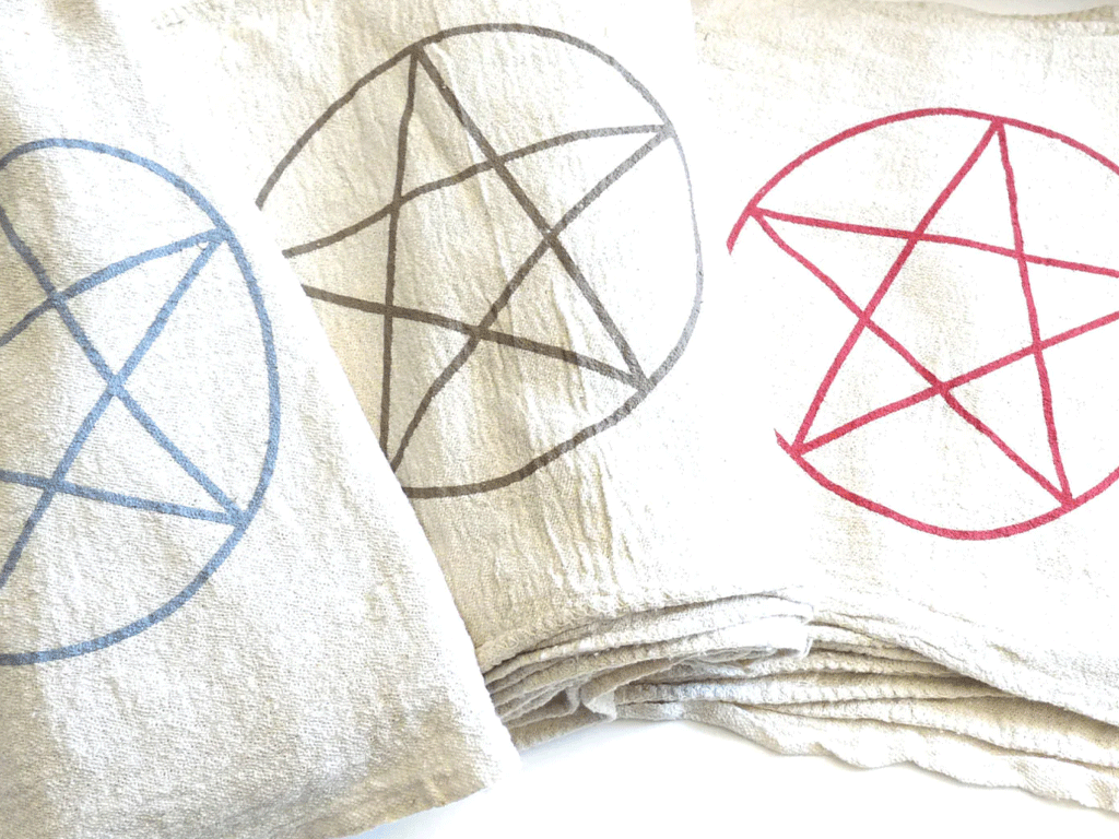 PENTAGRAM--- CRYSTAL GRID CLOTH