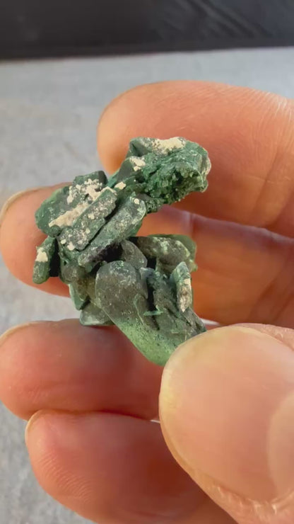Velvet Chatoyant Malachite after Azurite #007