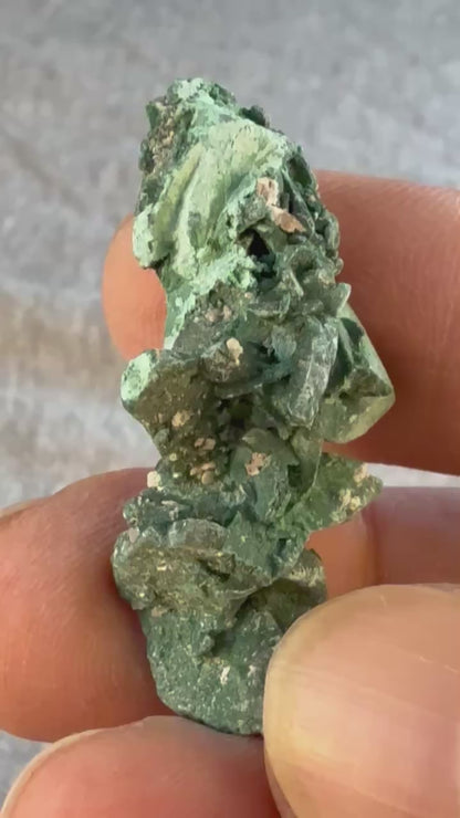 Malachite Pseudomorph after Azurite Cluster Mexico #006